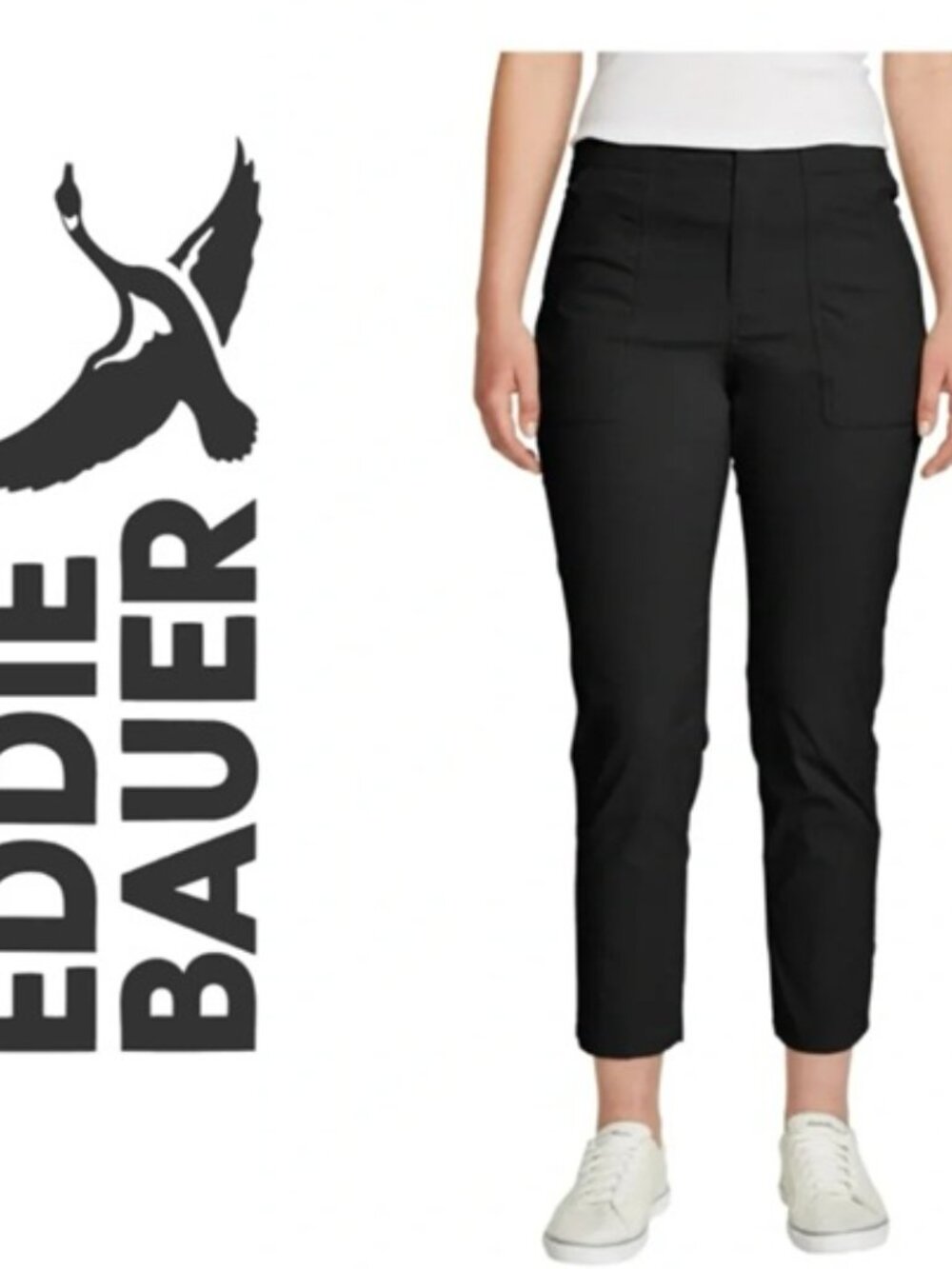 Eddie Bauer Women's UPF 50+ Performance Stretch Horizon Straight Ankle Pant (4)